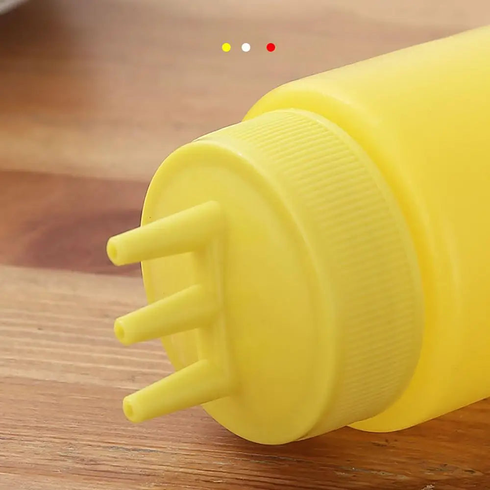 New Plastic Squeezing Sauce bottle Graduated Squeezable Gravy Boats Tableware Reusable Jam Container Oasis Select