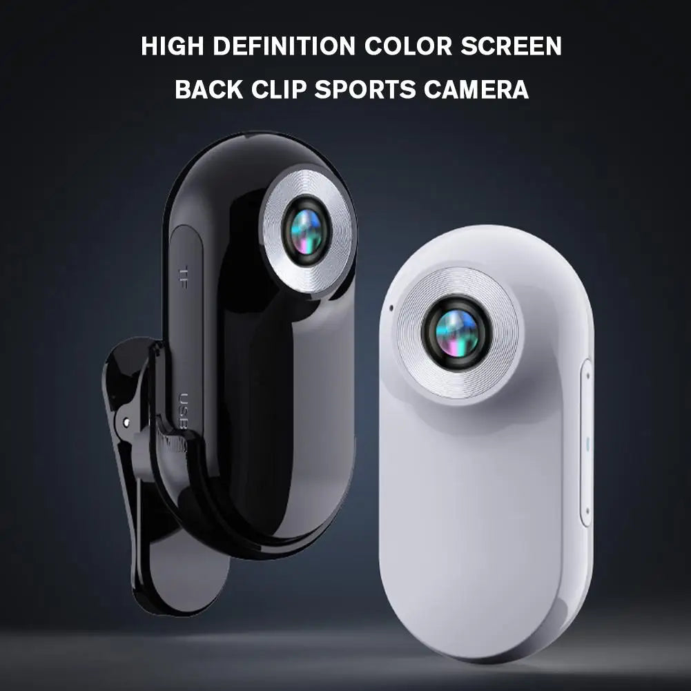 Cat Collar Camera 1080P HD Wide-Angle Mini Action Cam for Pets
