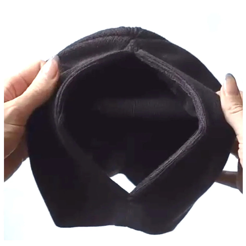 Magnetic cap with open ponytail knitted cap, sports yarn cap, pullover cap, women's cap, automatic magnetic cap, lightweight Oasis Select