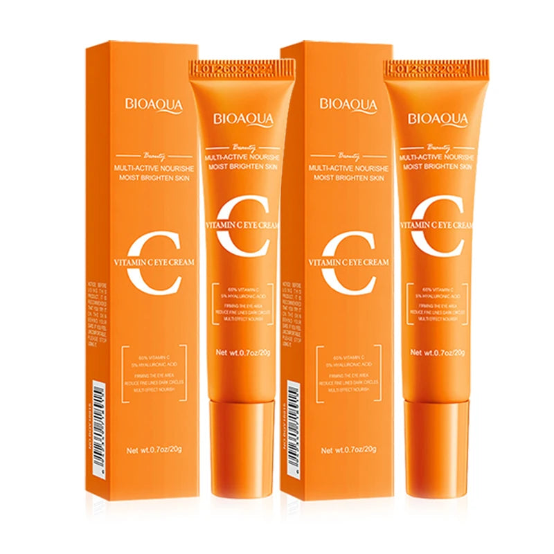 BIOAQUA Vitamin C Retinol Eye Cream – Dark Circles & Anti-Aging Eye Cream Oasis Select Vitamin C 2pcs