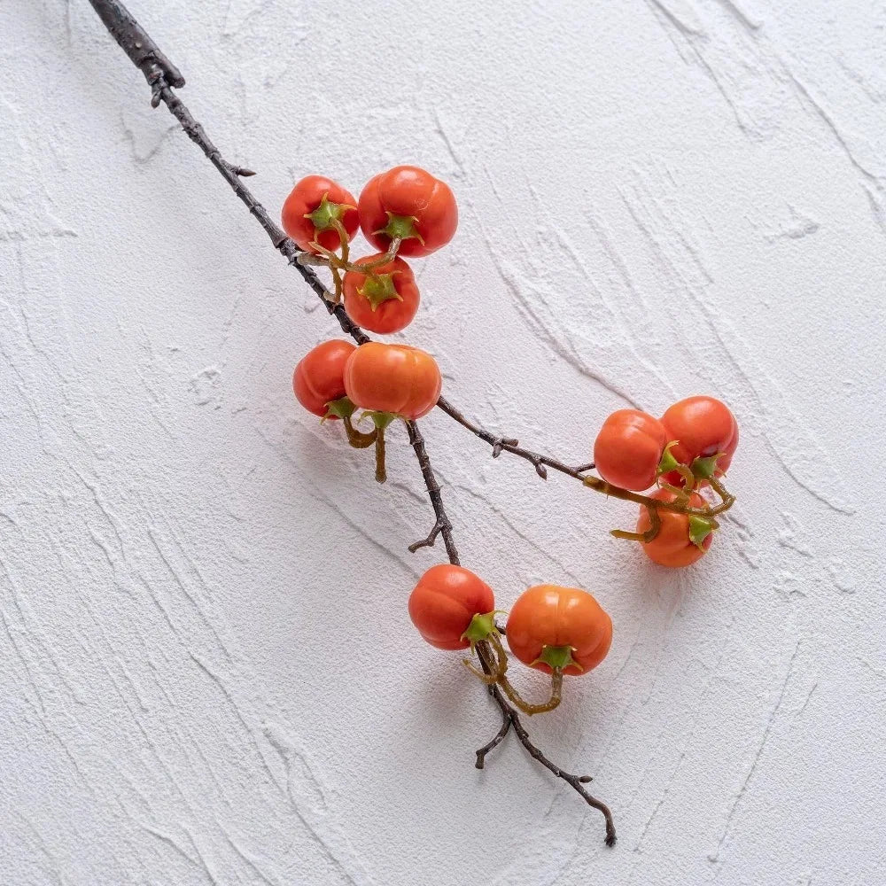 Artificial Pumpkin Branch | Handmade Foam Fall Decor 51cm