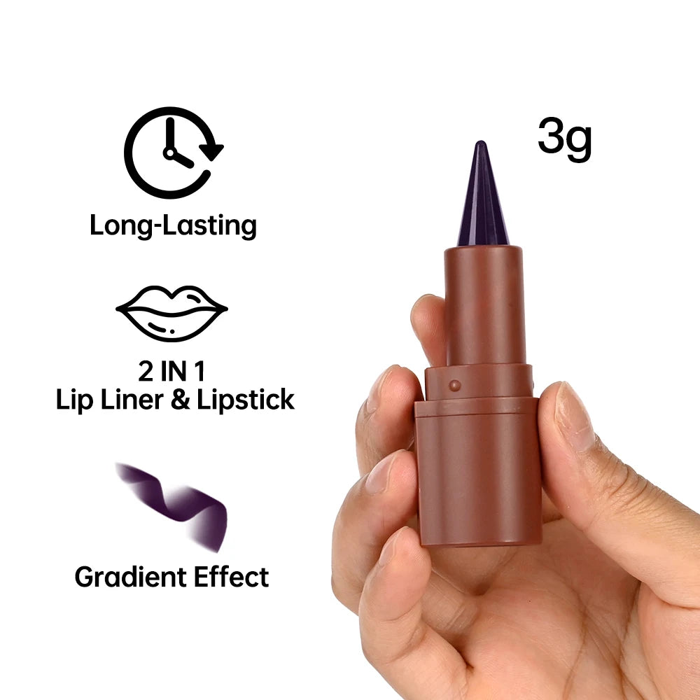 Waterproof Nude Lip Liner Brown Lip Pencil Contour Lipliner Pencil Waterproof Long Lasting Cosmetics Makeup Liners Tint Dark Oasis Select