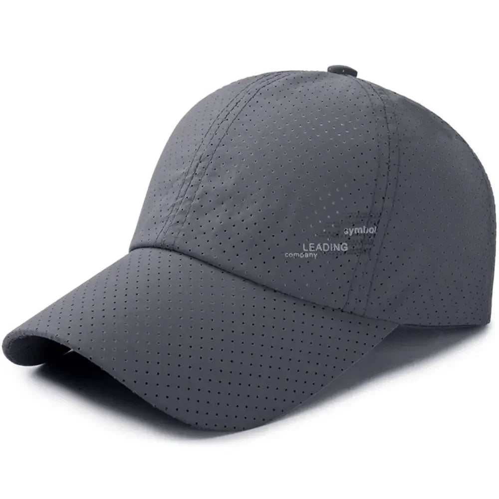 Adjustable Unisex Baseball Cap – Moisture-Wicking Quick-Dry Sun Hat