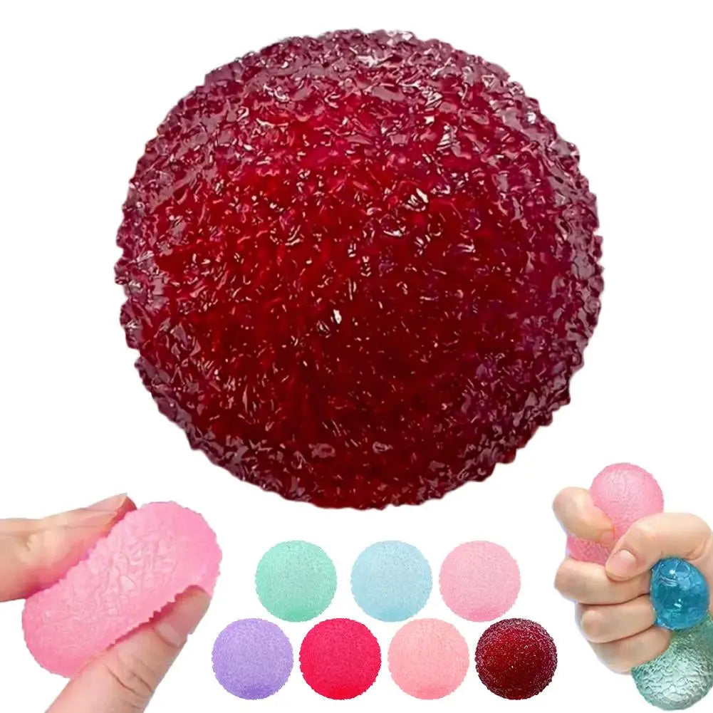 Squishy Ice Ball Fidget Toy – Soft Stress Relief Sensory Squeeze