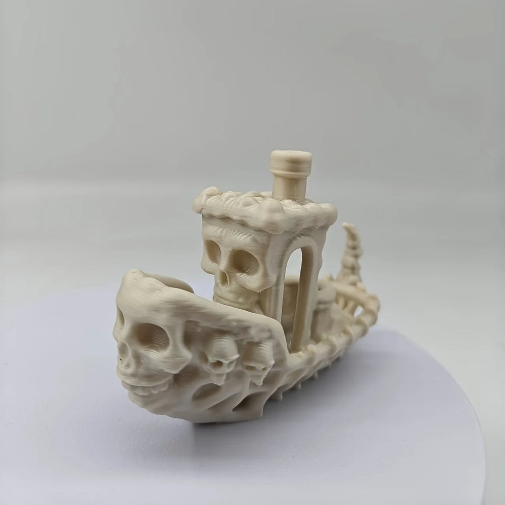 Mysterious Skull Pirate Ship Miniature Figurine 3D Printed Aquarium Decor Skeleton Vessel Ornaments Fish Tank Home Display Gifts Oasis Select
