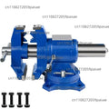 5-Inch Heavy Duty Bench Vice 360° Rotating 30kN Clamp Force