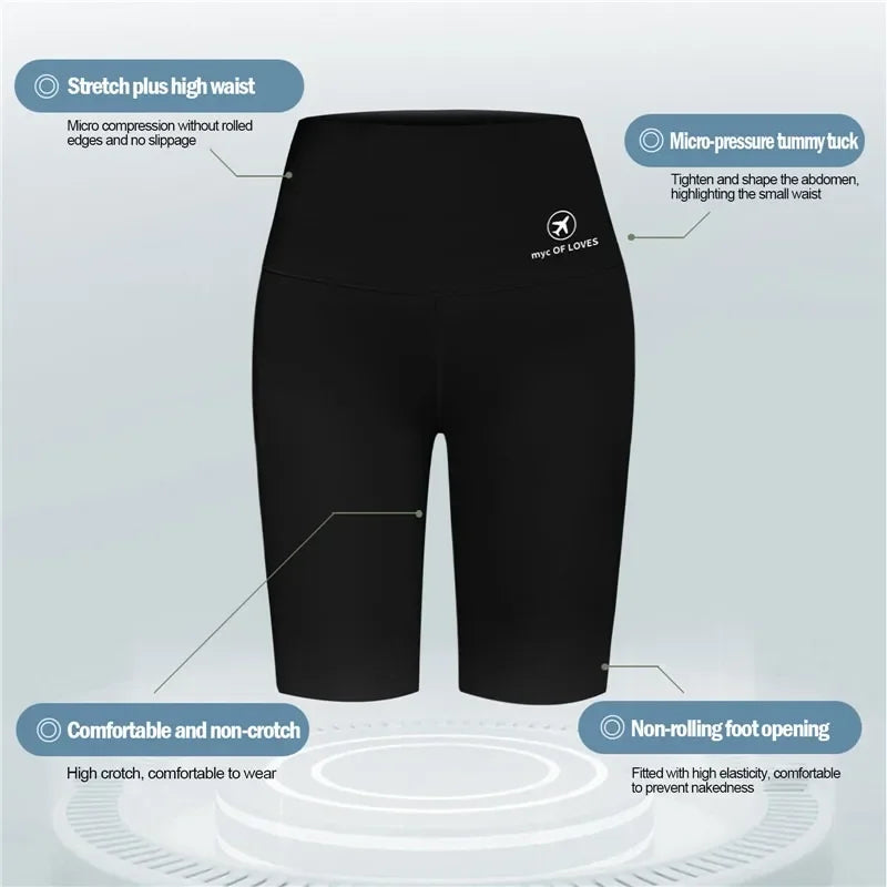 Women Butt Lifting Yoga Shorts Elastic Workout High Waist Tummy Control Ruched Booty Pants Seamless Gym Compression Tights Oasis Select