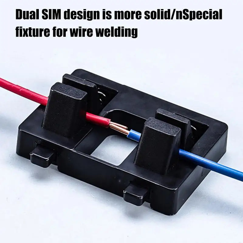 Wire Holder for Soldering Portable Welding Electrode Holder Versatile Precise Spring Cable Soldering Clamp for Automotive Repair Oasis Select