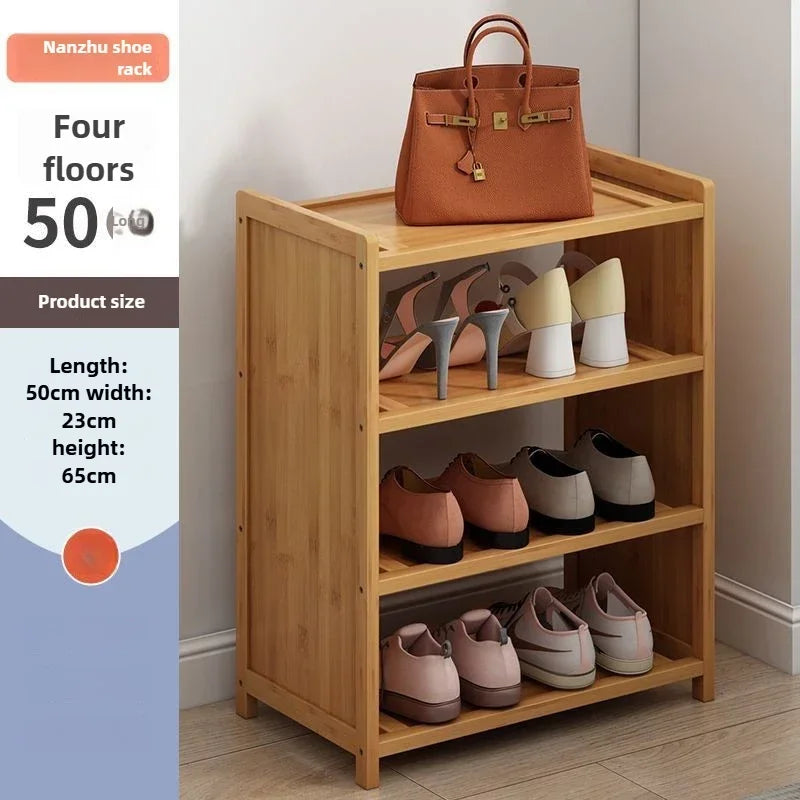 Multi-functional Space-saving shoe rack Multi-layer bamboo shoe rack Storage dust-proof storage shoe rack Oasis Select Fourth floor A
