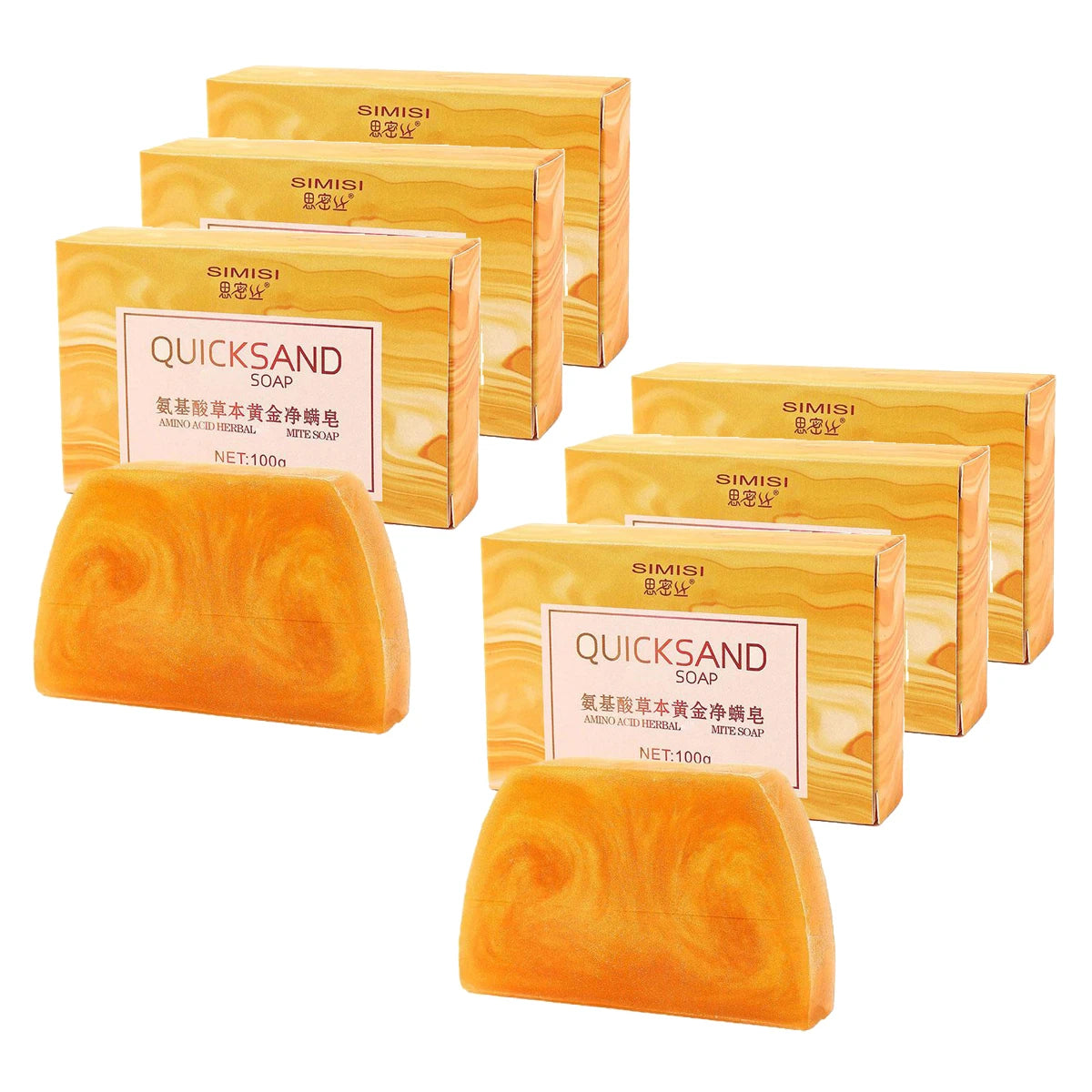 3/6PCS Gold Soap Handmade Essential Oil Soap Black Spots Remover Gentle Clean Shrink Pores Moisturizing Bath Body Face Bar Soap Oasis Select 100g X6
