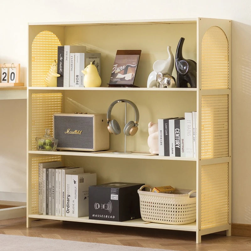 Bookcase integrated against the wall Student household bookshelf Floor-to-ceiling shelf Living room storage Multi-layer locker Oasis Select