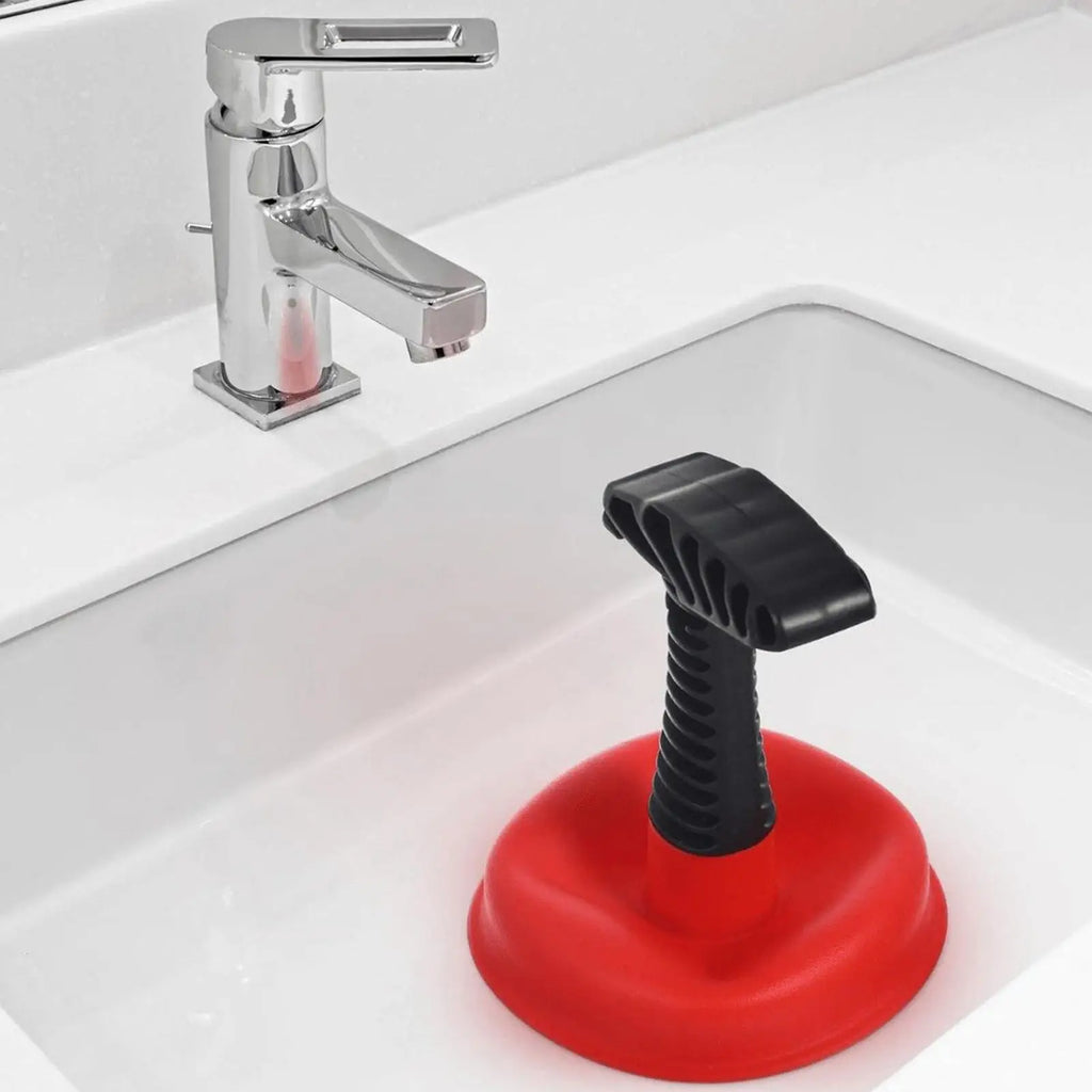 Sink Plunger Unclogger Tool Clog Remover Unblocker Heavy-Duty Powerful Plunger for Showers Bathrooms Kitchens Toilets Sinks Tubs Oasis Select