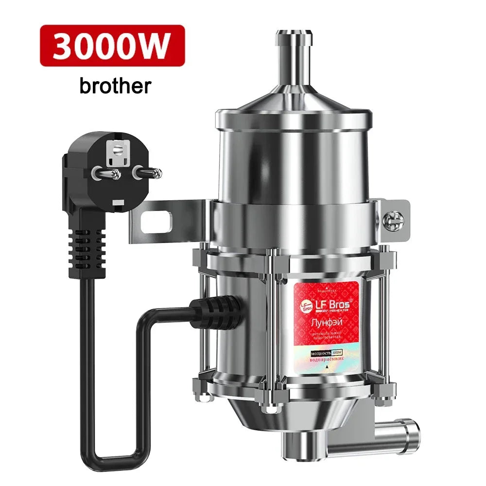 3000W Car Engine Heater Diesel Auto Engine Antifreeze Preheater 220V Truck Coolant Heater Parking Heater Car Heating Accessories Oasis Select C 1