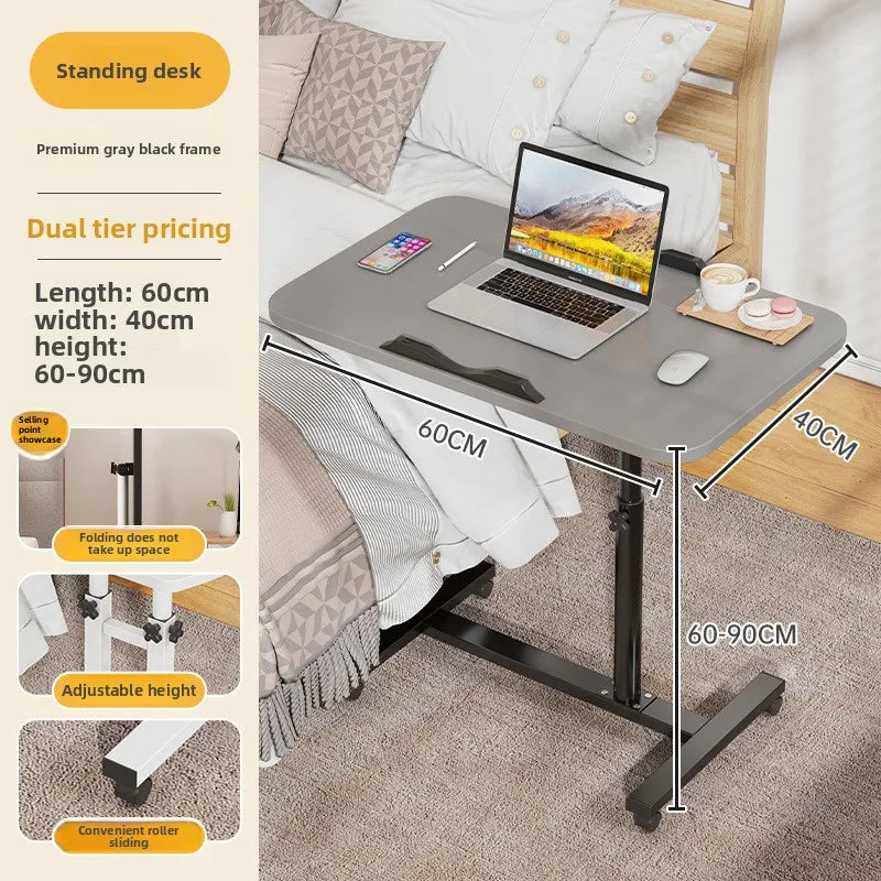 Multi-functional Bedside Table Removable Computer Desk Bedroom