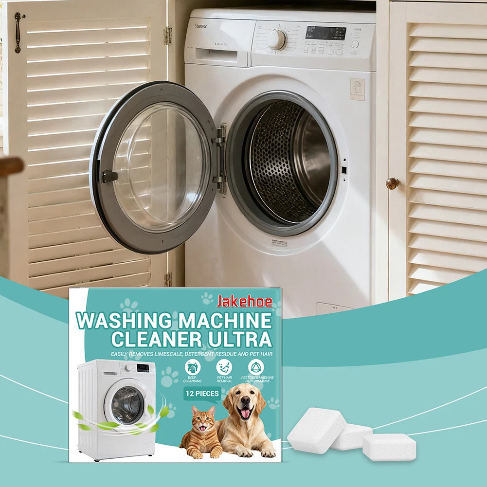 Washing Machine Cleaner Tablets | Deep Clean & Descale 12 Pack