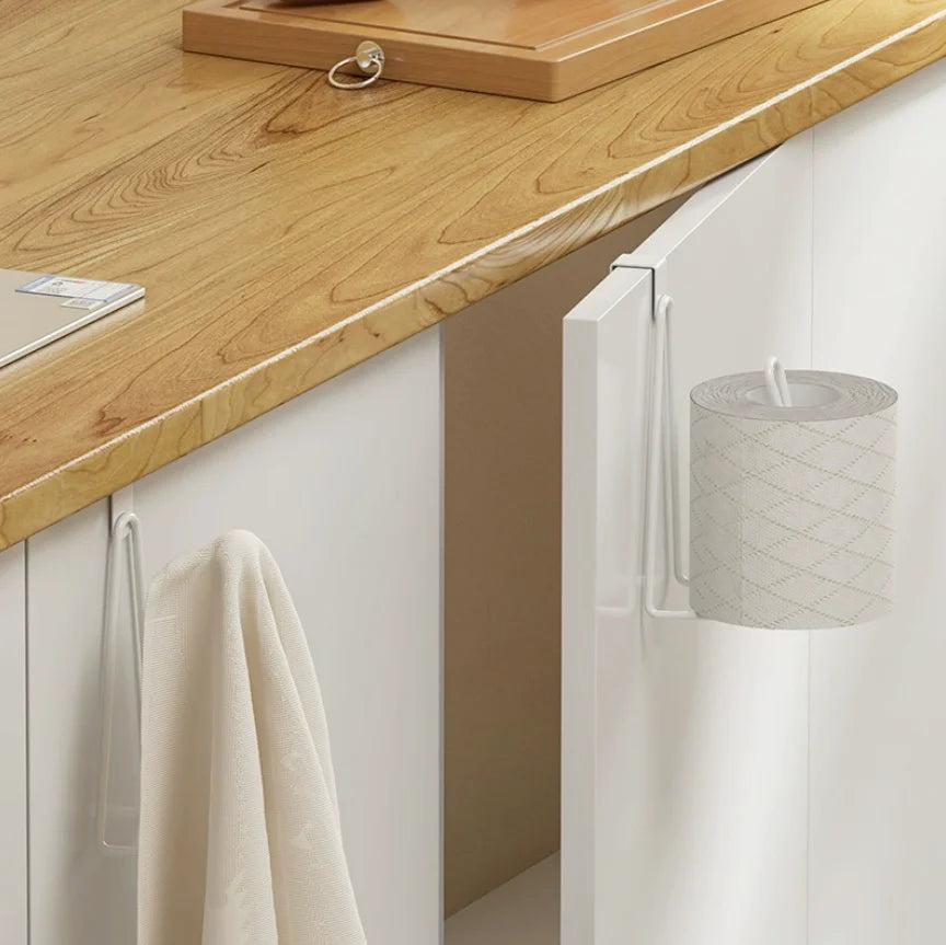 No Drill Wall Mounted Stainless Steel Toilet Paper Holder, Space Saving Bathroom Tissue Rack for Indoor and Outdoor Use Oasis Select