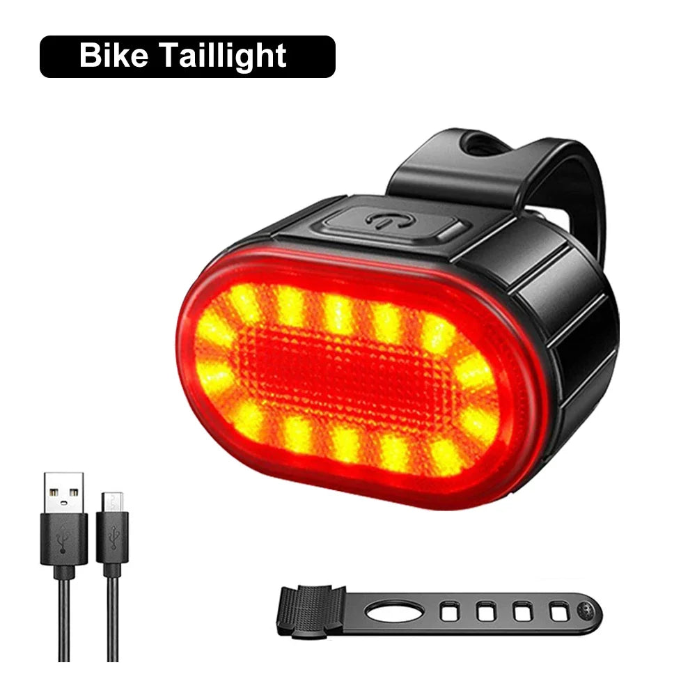 KDULIT Bike Light Set – USB Rechargeable LED Front & Rear Lights