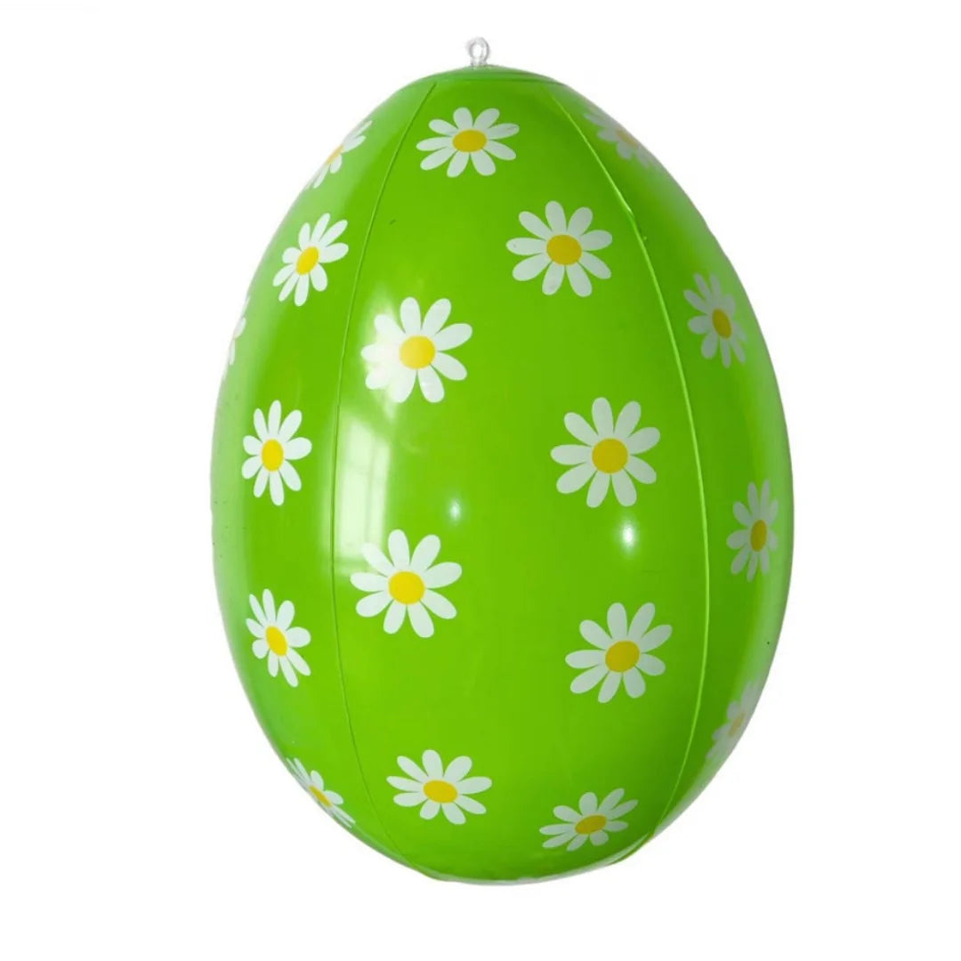 16 Inch Easter Inflatable Ball Outdoor Giant Balloon PVC Balls Pendant Reusable Yard Garden Ornament Easter Party Decoration Oasis Select Green