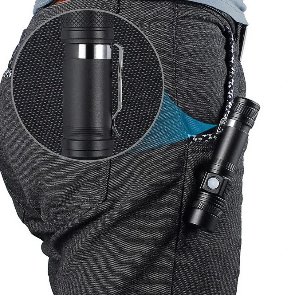 KDULIT T6 Rechargeable LED Tactical Flashlight | 350+ Lumens