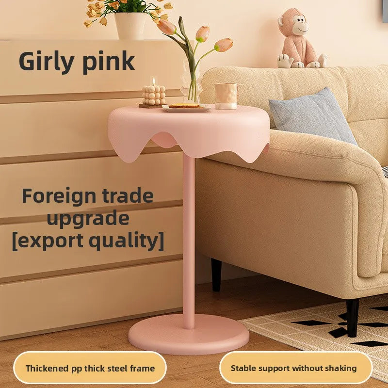 Multi-functional Small coffee table living room cream wind sofa edge table removable bedroom bedside table small round table Oasis Select SJ-B-P-FEN
