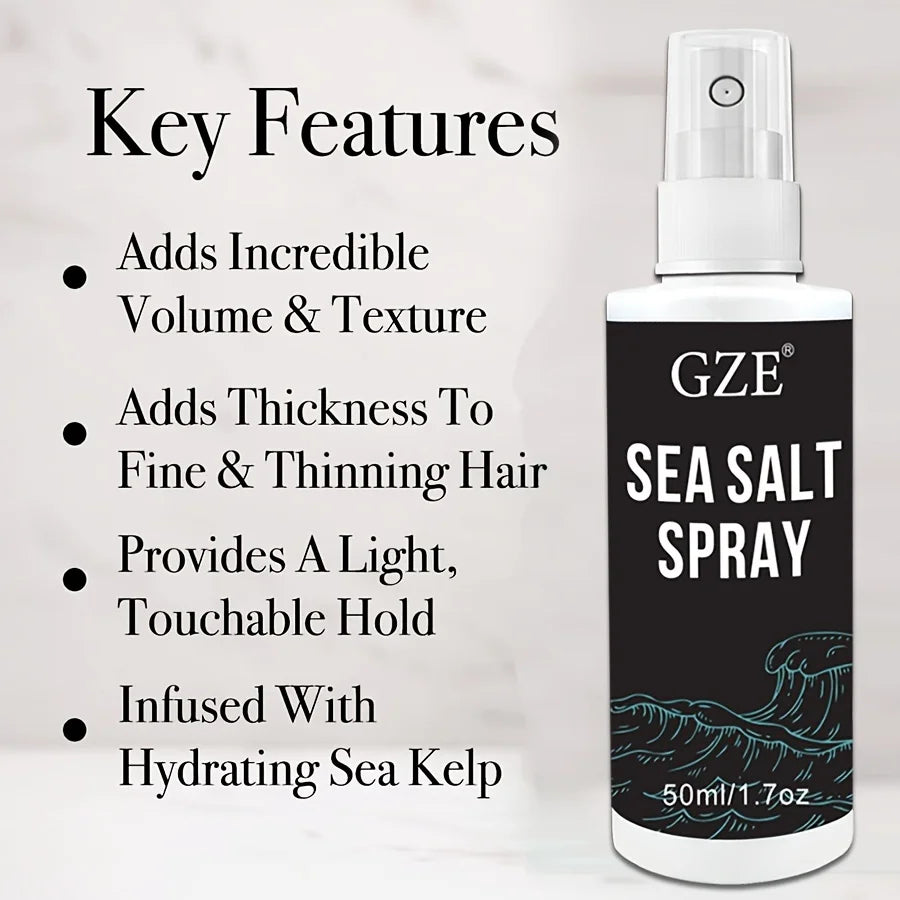 GZE Natural Sea Salt Hair Spray – Volume, Texture & Hold
