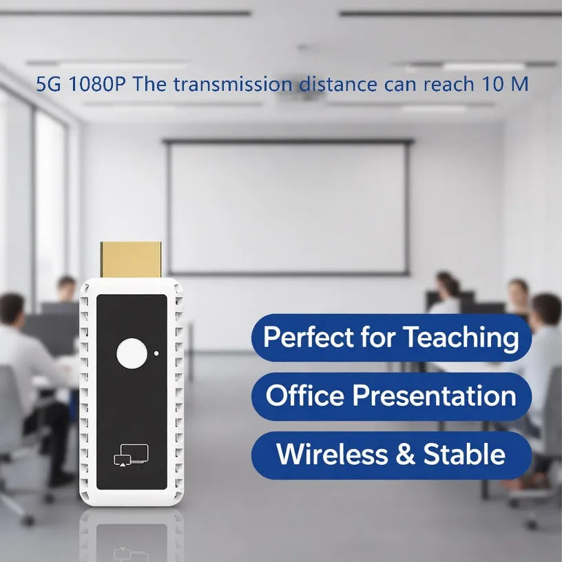 Horizontal Vertical Screen Cast Dongle 5G Wireless Display Receiver HDMI-Compatible TV Stick for Home Cinema Projector iOS Oasis Select