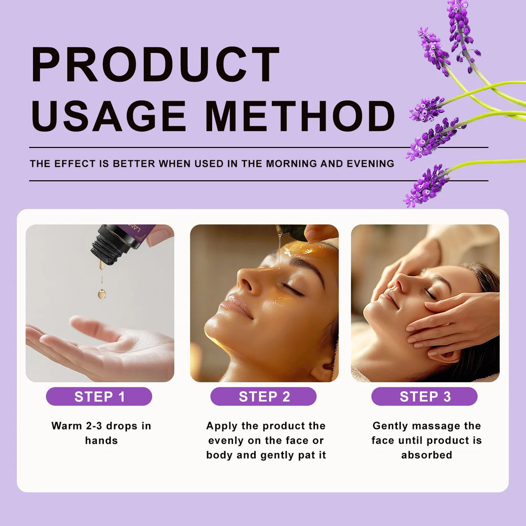 2-Pack Lavender & Peppermint Massage Oil 500ml – All Skin Types
