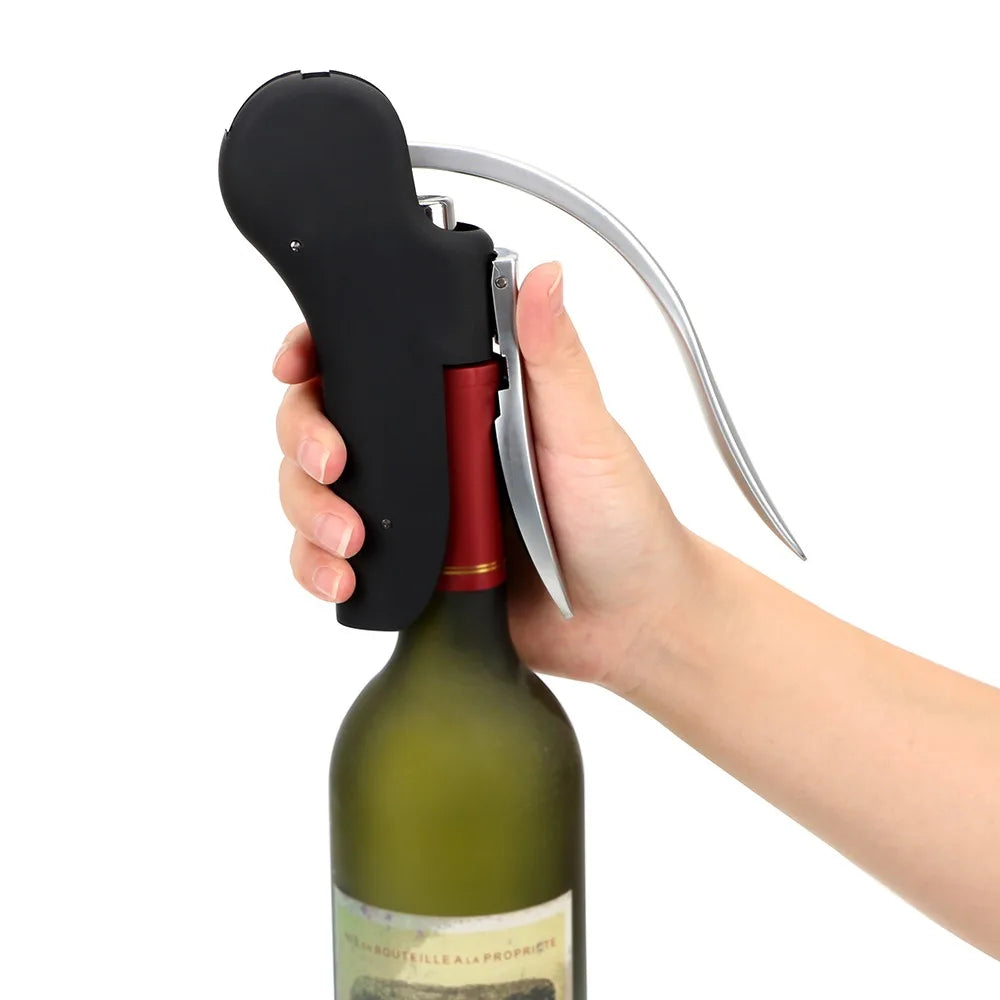 Convenient Bottle Openers Wine Tool Set Foil Cutter Bar Lever Corkscrew Cork Drill Lifter Kit Kitchen Accessories Oasis Select