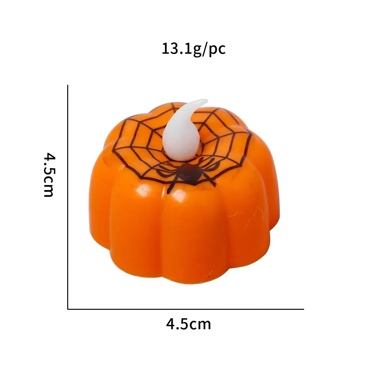 Flickering Flameless LED Pumpkin Light, Night Lamp, Ornaments, Holloween Party Decoration Supply, 2 Styles Oasis Select B