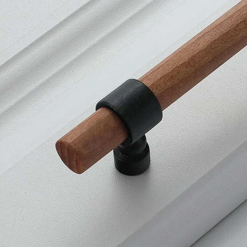 Wood Handles for Furniture Bronze in Cabinet Pulls and Modern Black Kitchen Doors Drawer Kids Gold Adjustable Knobs 128mm 160mm Oasis Select B Sandy Black 128mm