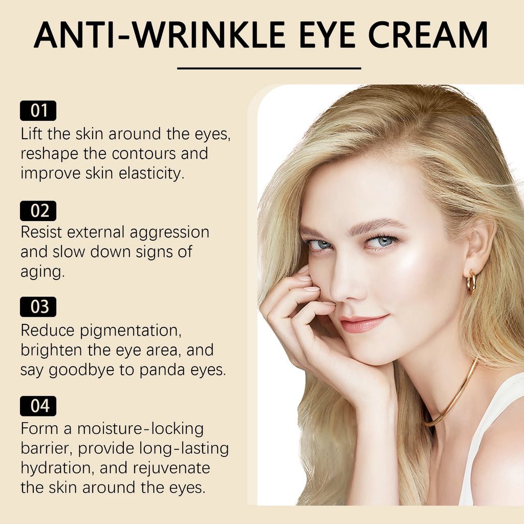 Retinol Eye Cream 4% Anti Aging Eye Treatment Dark Circles, Wrinkles, Puffiness Firming & Lifting Eye Cream For Women Oasis Select
