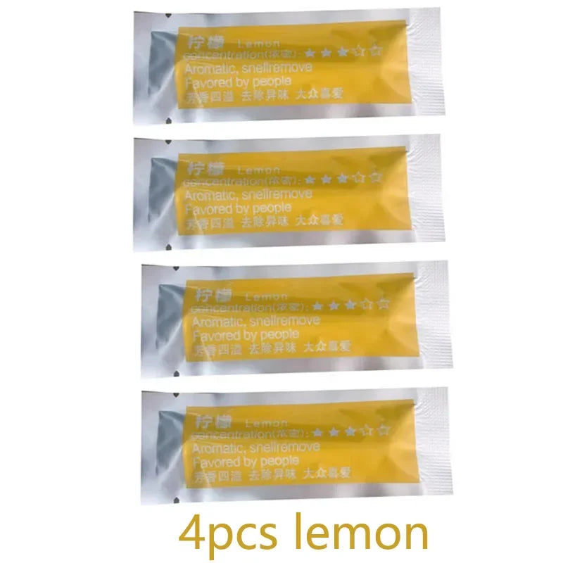 4/5/8pcs Air Freshener Smell Car Vent Perfume Flavoring Auto Interior Car Perfumes Styling Remove Odors Aroma Car Accessories Oasis Select Lemon-4pcs