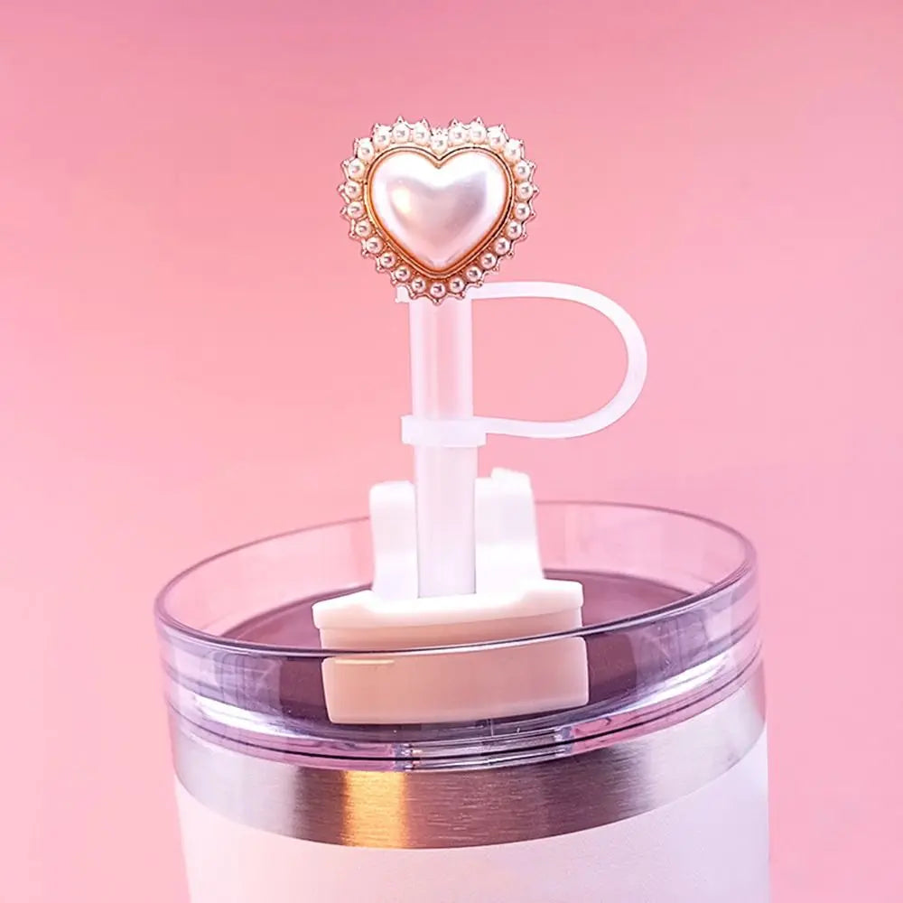 Silicone Straw Cover Cap Dust-Proof Bell Flower Straw Topper for Stanley Tumbler Cup Straws Accessories Oasis Select