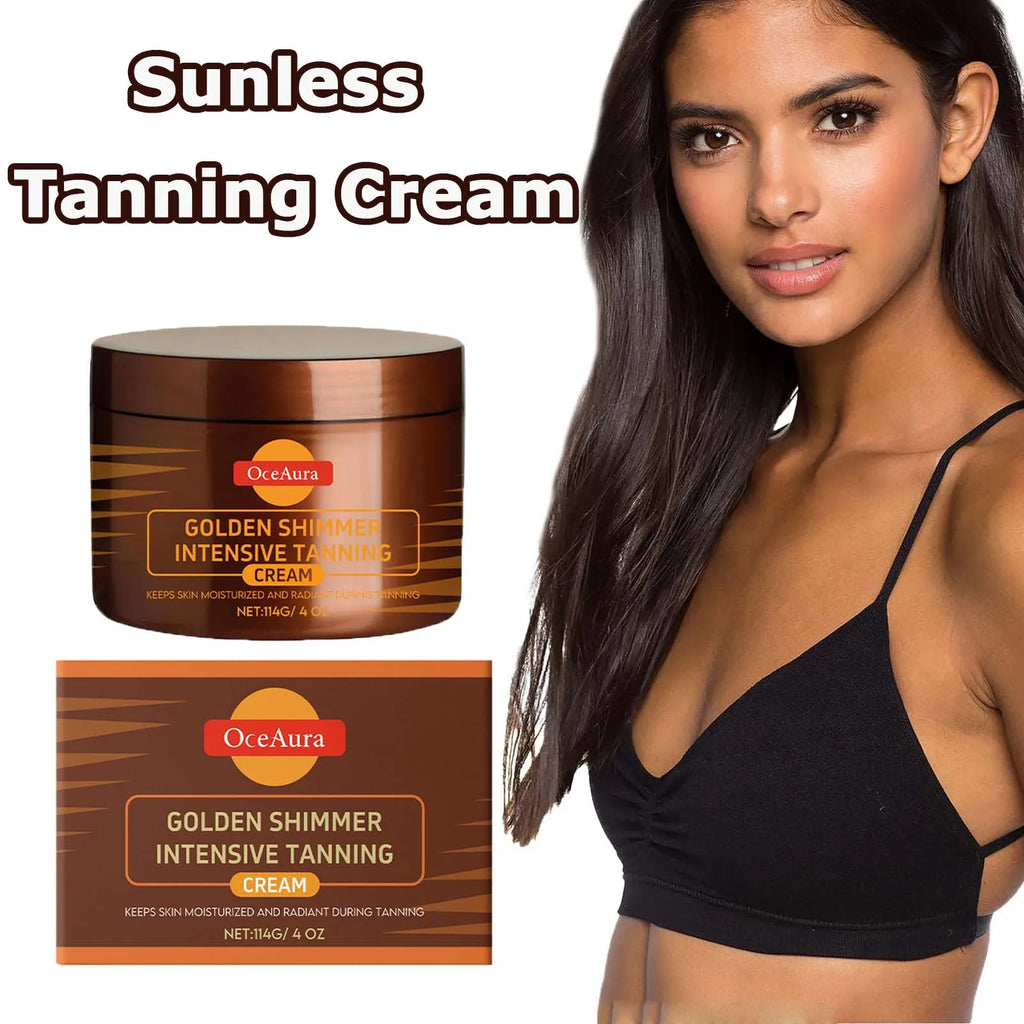 Tanning Accelerator Gel Natural Lasting Self Solarium Sunless Tanner Body Face Glow Bronzer Nourishing Intensive Tanning Cream Oasis Select