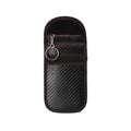 Carbon Fiber Car Key Faraday Pouch – Anti-Theft Signal Blocker