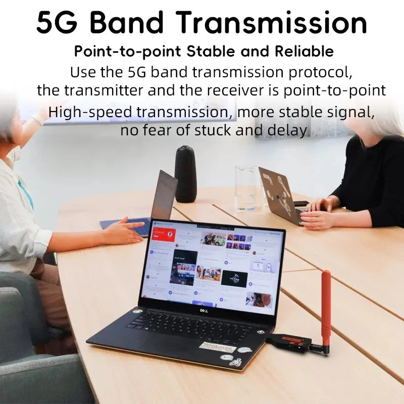 1080P 150m Wireless HDMI-Compatible Extender 1 TX to4 Splitter Video Transmitter Receiver for PS4 Camera Laptop PC to TV Monitor Oasis Select