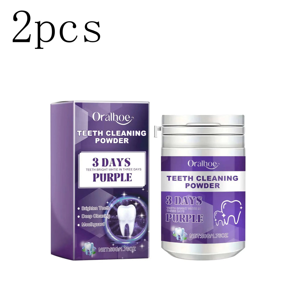 Purple Tooth Cleaning Powder – Whiten, Freshen & Clean Tooth Cleaning Powder Oasis Select 2boxed