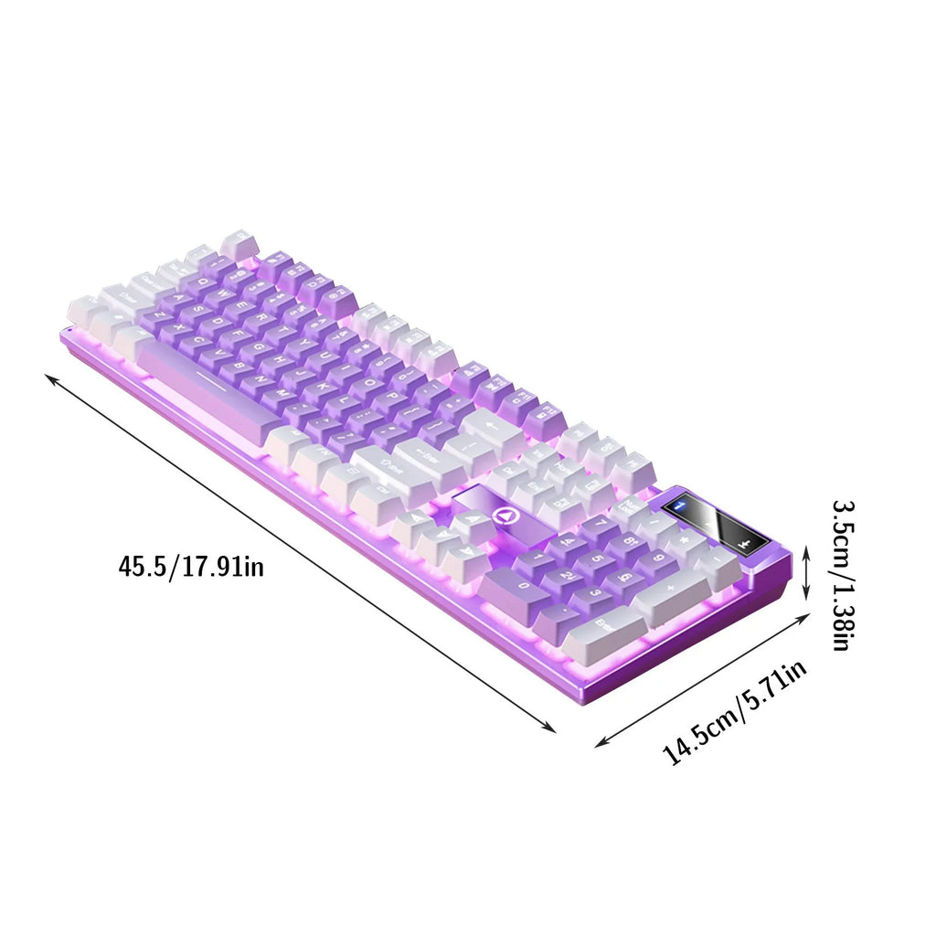 Carving K500 Wired Gaming Keyboard – RGB Backlit 104-Key Gaming Keyboard Oasis Select