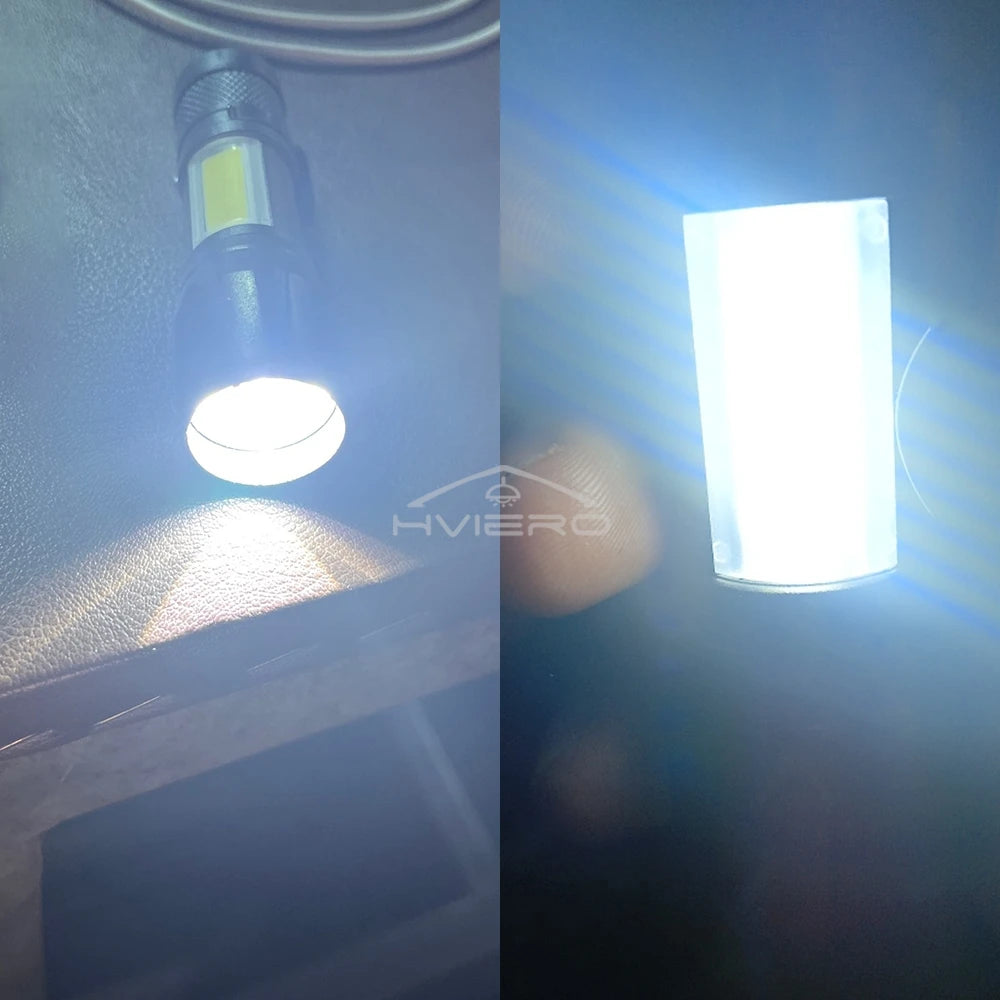 HVIERO Mini Rechargeable LED Flashlight 3W Waterproof T6 Torch