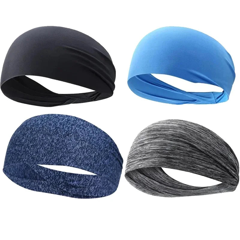1/8PC Sweatband For Men Women Elastic Sport Hairbands Head Band Yoga Headbands Headwear Headwrap Sports Workout Hair Accessories Oasis Select