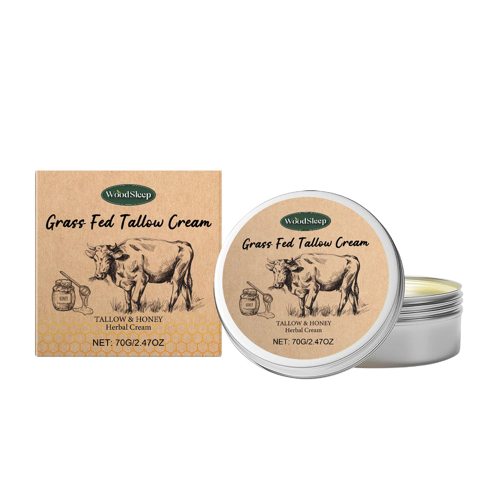 WOODSLEEP Beef Tallow Cream – Firming Nourishing Face & Body Balm