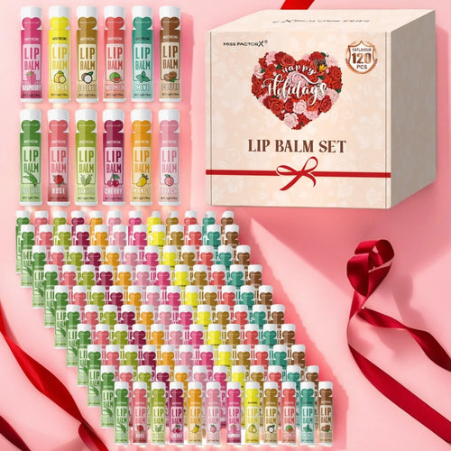 120pcs holiday gift box lipstick set moisturizing moisturizing and shiny Valentine's Day gift, luxury gift for women, and gift f Oasis Select