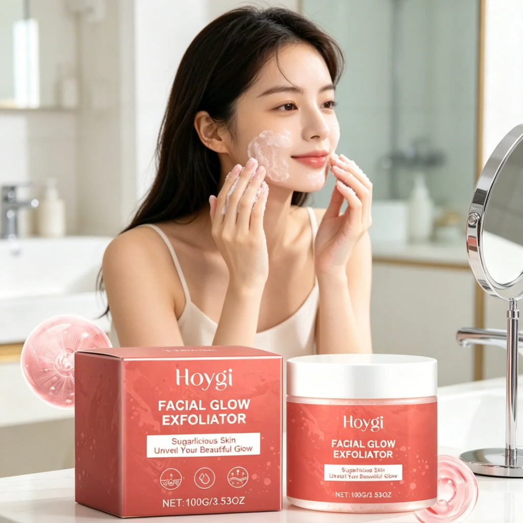 Hoygi Face Exfoliating Scrub – Deep Cleanse & Brighten 100g Facial Exfoliating Scrub Oasis Select