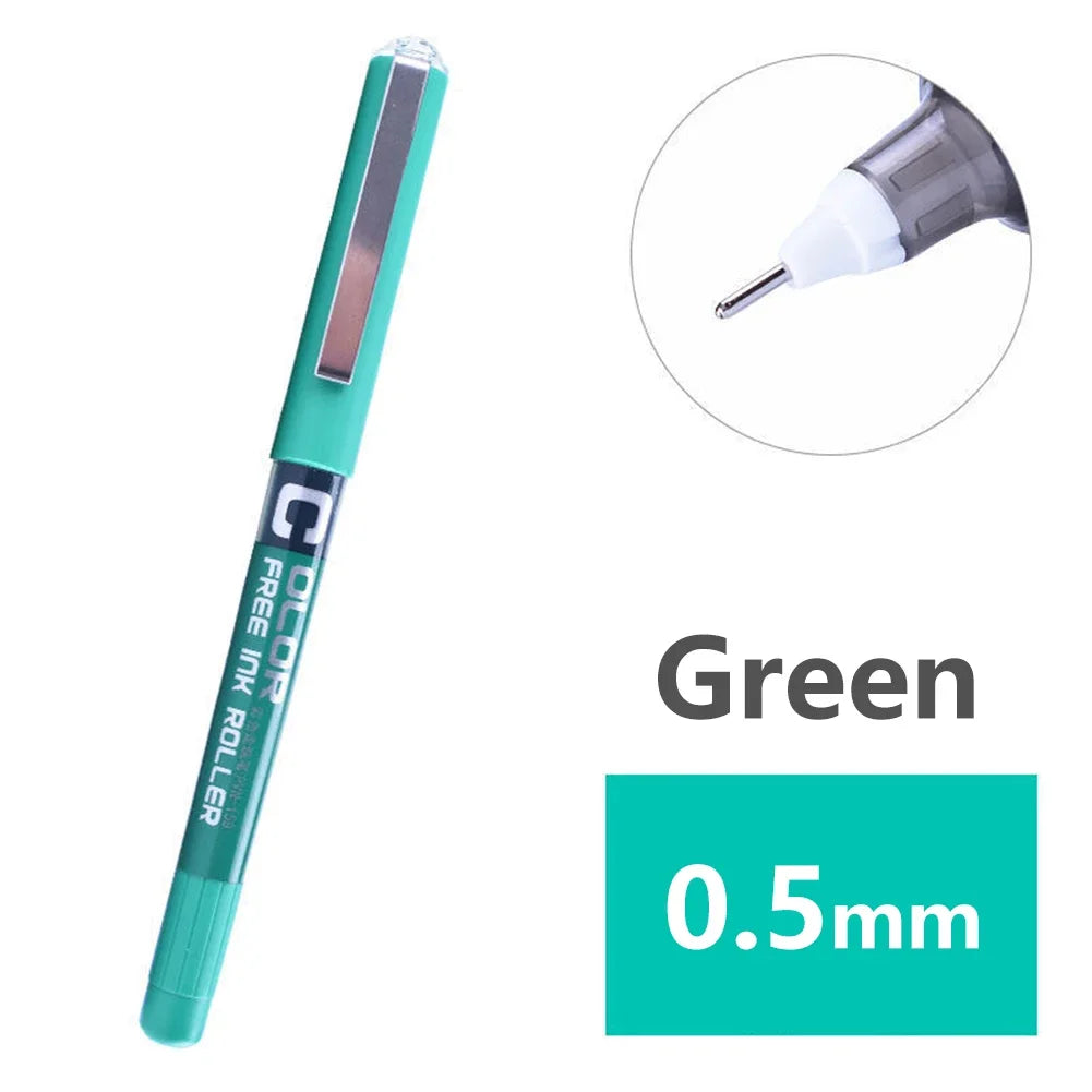 Fine Nib Gel Pen Student School Office Stationery 0 38m Big Ink