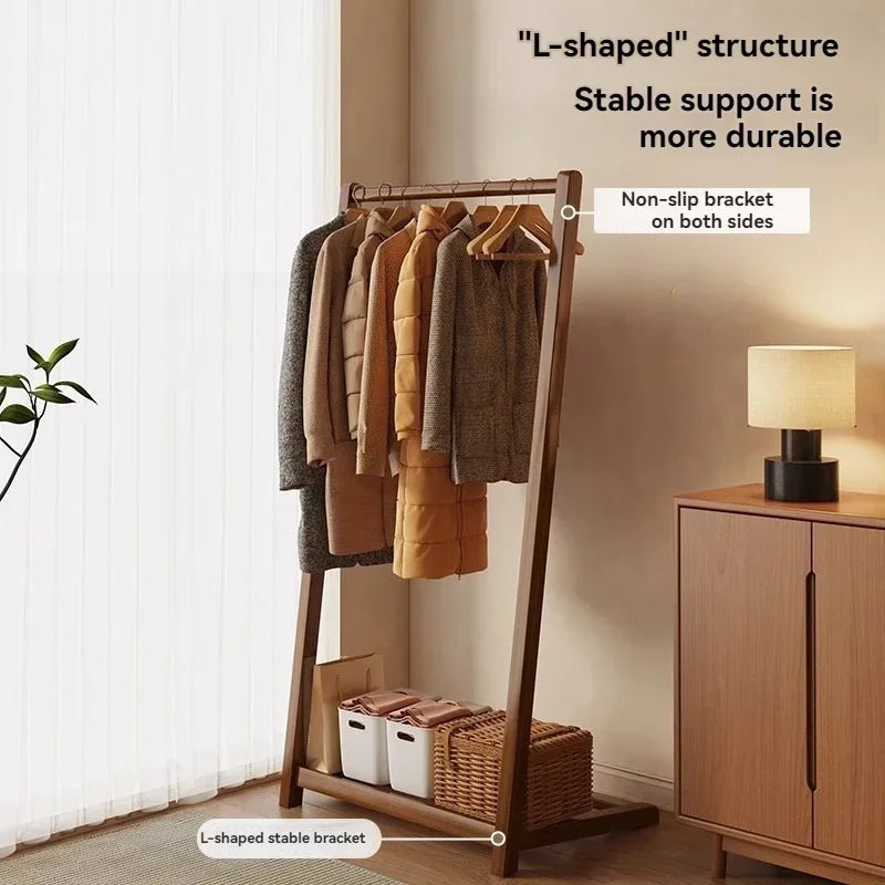 Clothes Hanger, Floor To Ceiling, Bedroom, Small Clothes Hanger, Simple Bedside, Indoor Household, Dormitory, Temporary Clothes Oasis Select