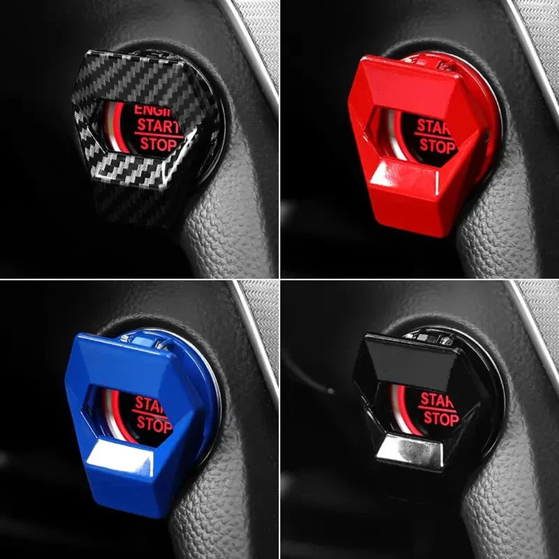 New Car Engine Start Stop Switch Button Cover Decorative Auto Accessories Push Button Sticky Cover Car Interior Car-Styling Oasis Select
