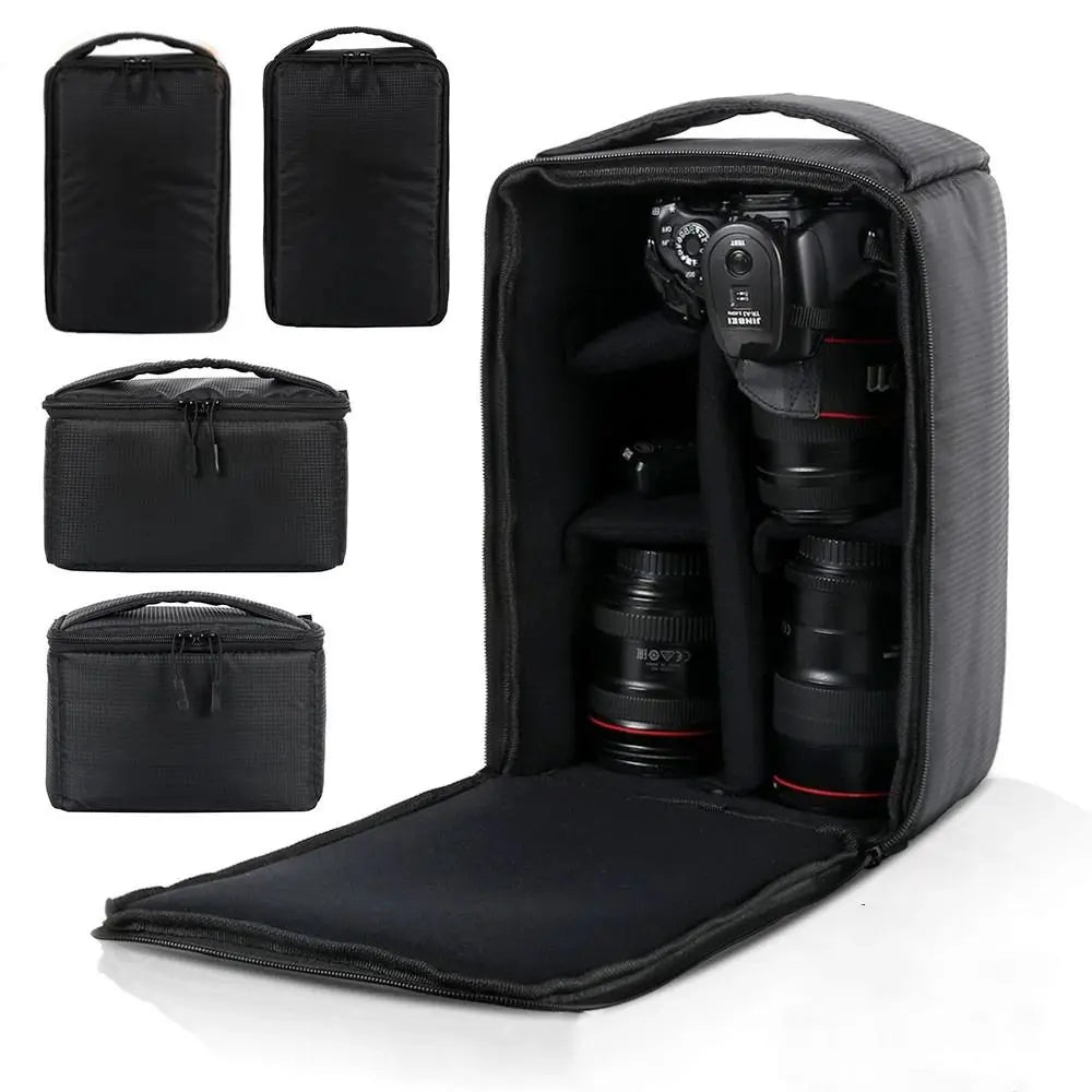 Waterproof DSLR Camera Inserts Bag Portable Inner Partition Padded Protector Bag Super Thick Drop-Proof Liner Inserts Handbag Oasis Select