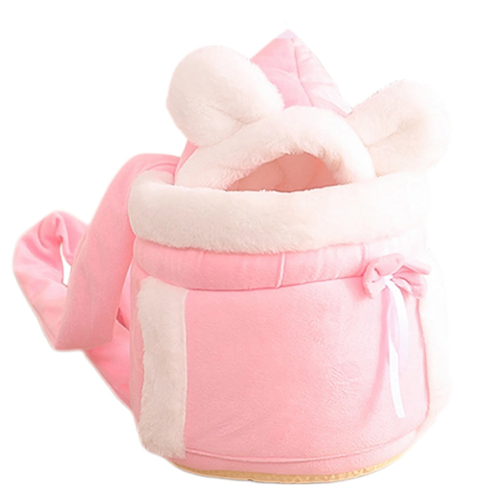 Cozy Plush Cat Carrier Backpack | Warm Travel Bag for Pets