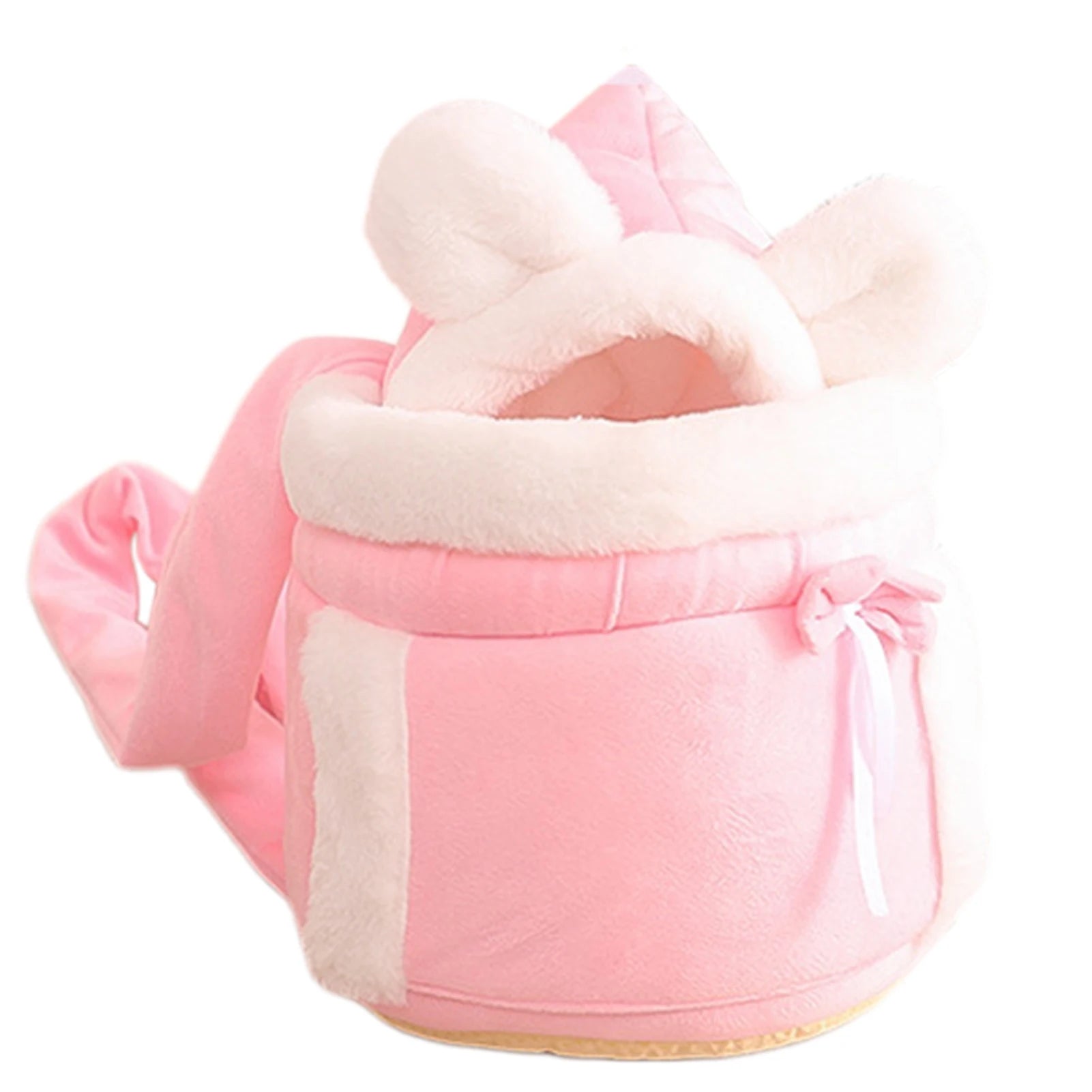 Cozy Plush Cat Carrier Backpack | Warm Travel Bag for Pets