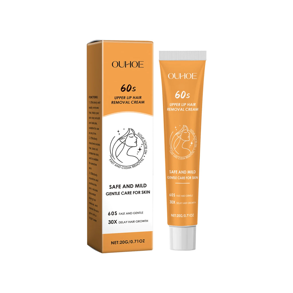 Painless Hair Removal Cream – Face, Body & Underarms Depilatory Cream Oasis Select 20g Boxed